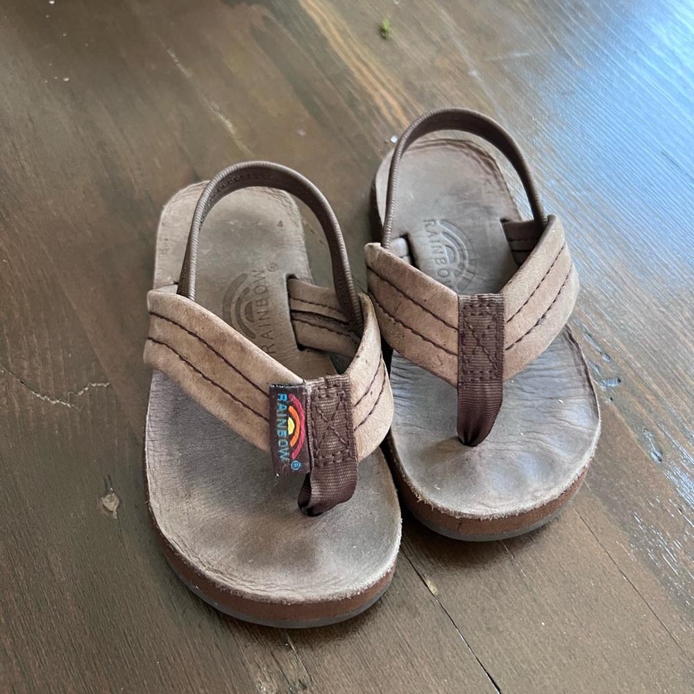 Rainbow Brown Kids Sandals